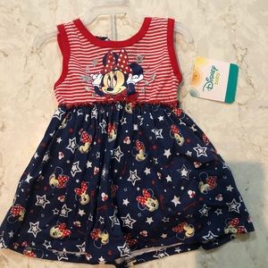 Minnie Mouse Fourth of July patriotic dress